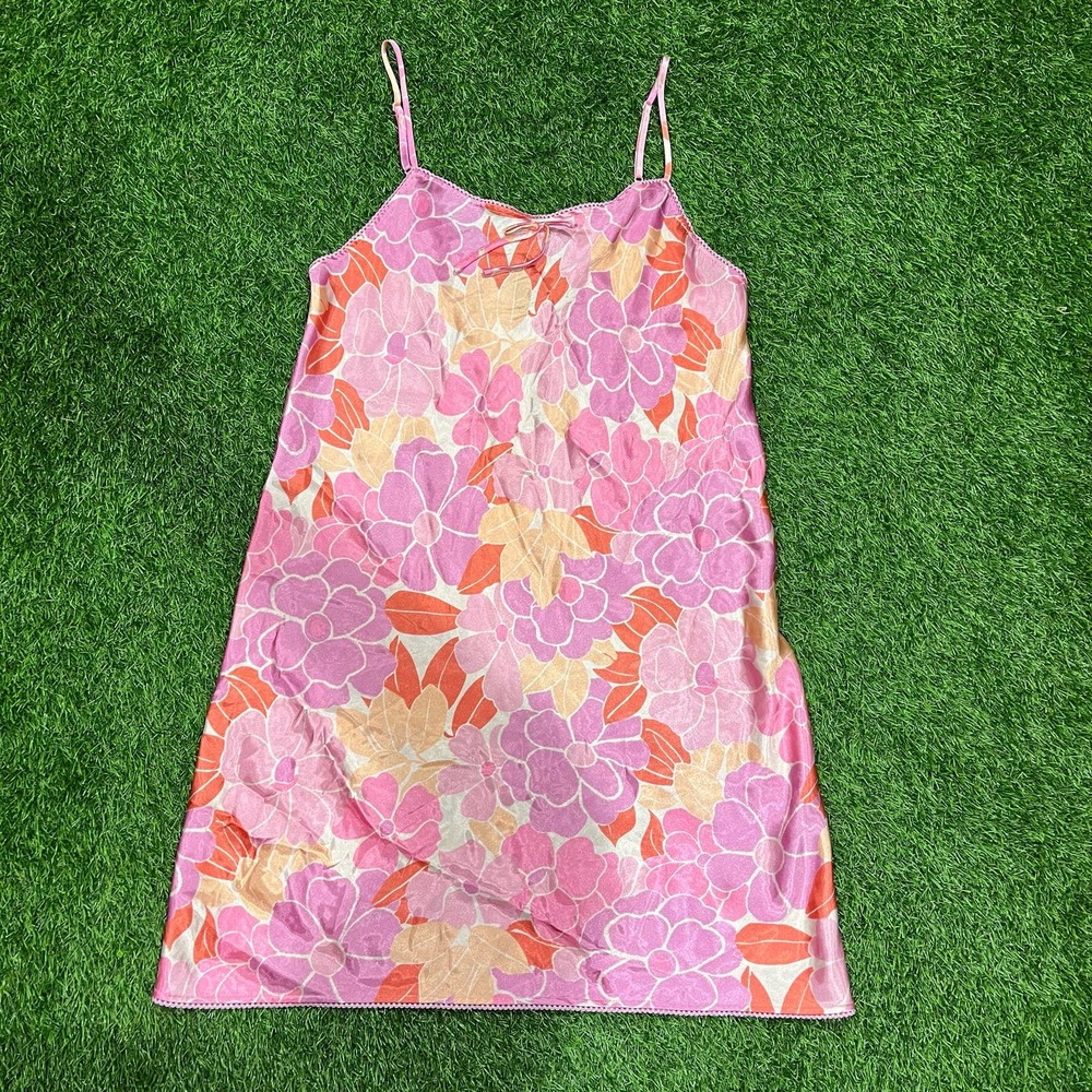Jaclyn Smith Sleepwear Floral Silky Slipdress